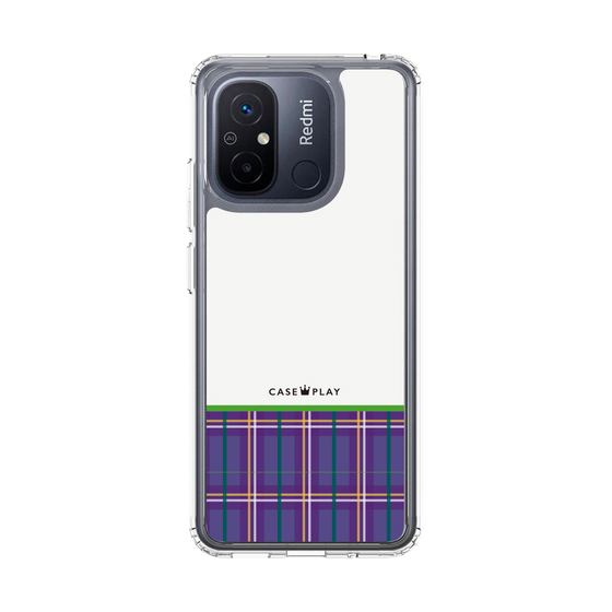 Slim Protection Case［ CASEPLAY Tartan Check - Purple ］