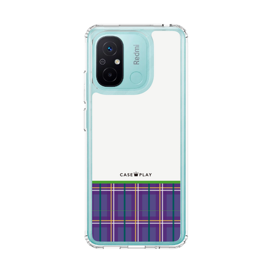 Slim Protection Case［ CASEPLAY Tartan Check - Purple ］