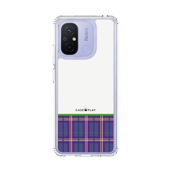 Slim Protection Case［ CASEPLAY Tartan Check - Purple ］