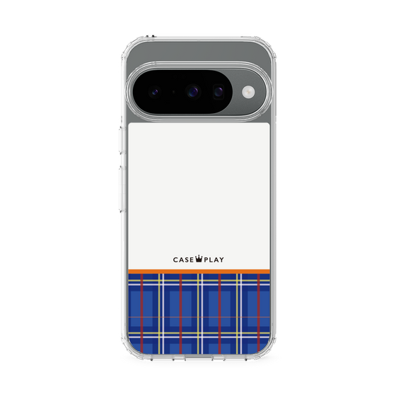 Slim Protection Case［ CASEPLAY Tartan Check - Blue ］