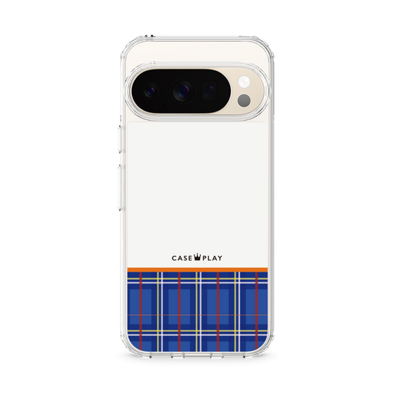 Slim Protection Case［ CASEPLAY Tartan Check - Blue ］