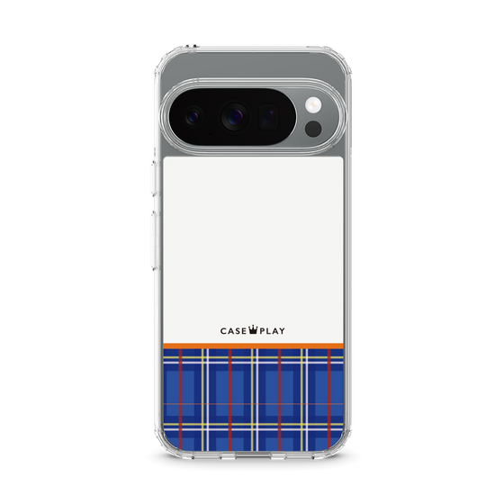 Slim Protection Case［ CASEPLAY Tartan Check - Blue ］