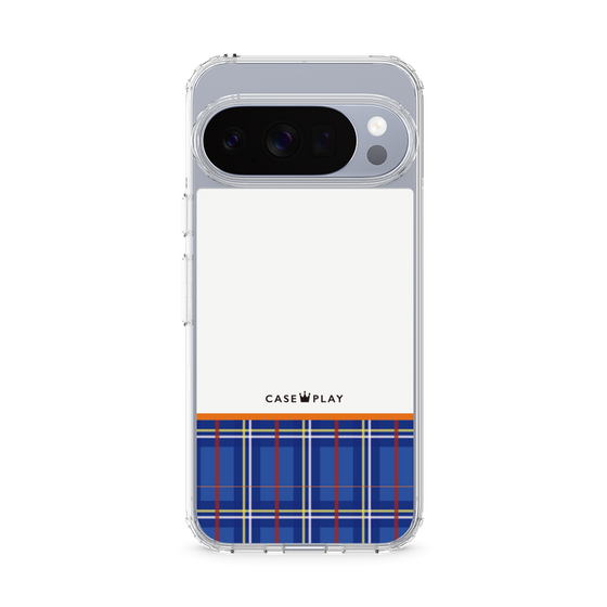 Slim Protection Case［ CASEPLAY Tartan Check - Blue ］