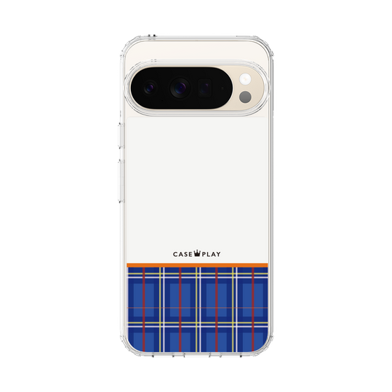 Slim Protection Case［ CASEPLAY Tartan Check - Blue ］