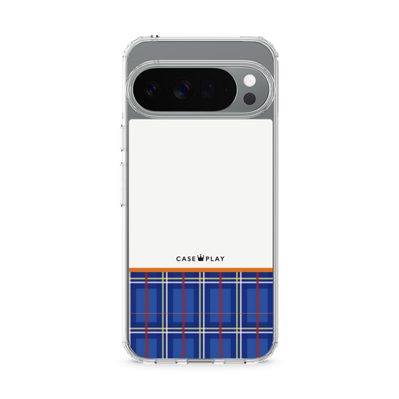 Slim Protection Case［ CASEPLAY Tartan Check - Blue ］