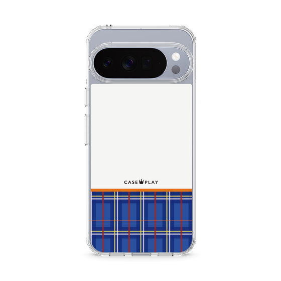 Slim Protection Case［ CASEPLAY Tartan Check - Blue ］