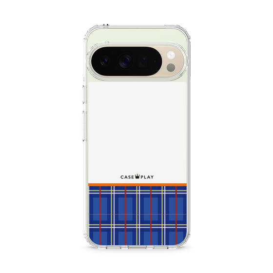 Slim Protection Case［ CASEPLAY Tartan Check - Blue ］