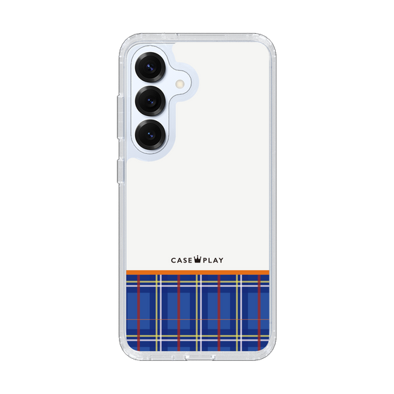 Slim Protection Case［ CASEPLAY Tartan Check - Blue ］