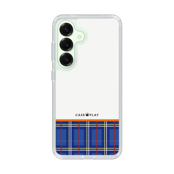 Slim Protection Case［ CASEPLAY Tartan Check - Blue ］