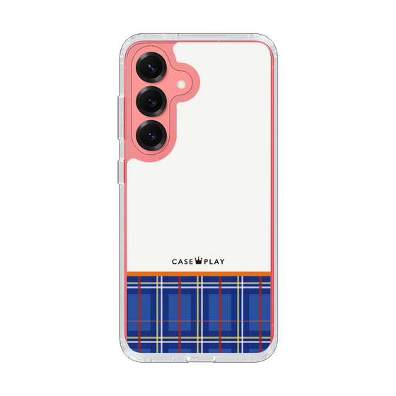 Slim Protection Case［ CASEPLAY Tartan Check - Blue ］