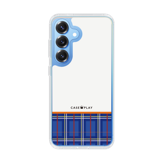 Slim Protection Case［ CASEPLAY Tartan Check - Blue ］