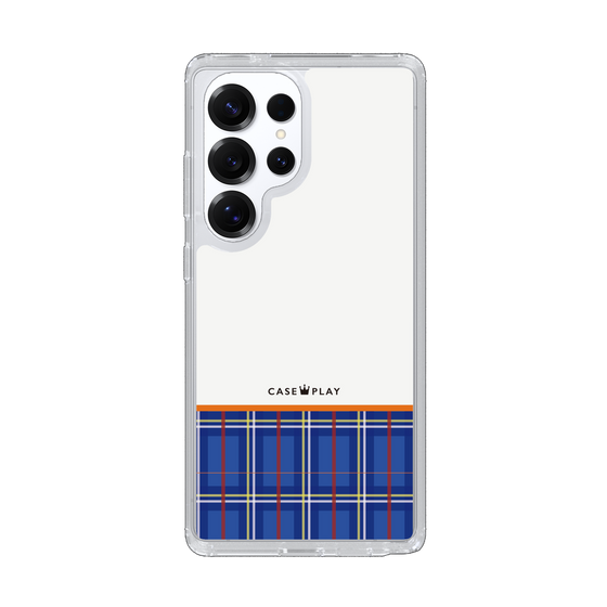 Slim Protection Case［ CASEPLAY Tartan Check - Blue ］