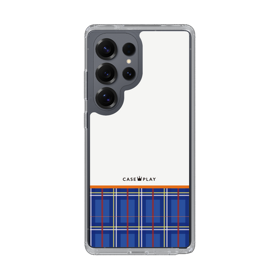 Slim Protection Case［ CASEPLAY Tartan Check - Blue ］