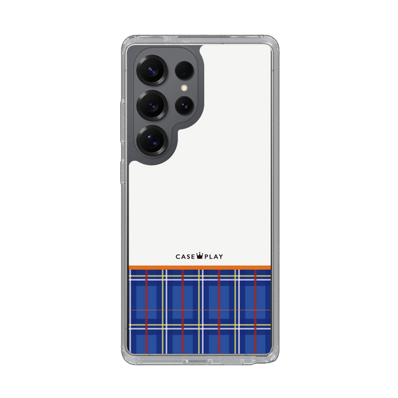 Slim Protection Case［ CASEPLAY Tartan Check - Blue ］