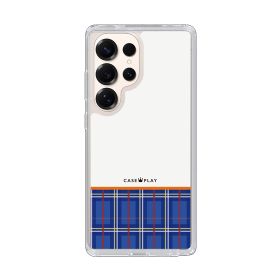 Slim Protection Case［ CASEPLAY Tartan Check - Blue ］