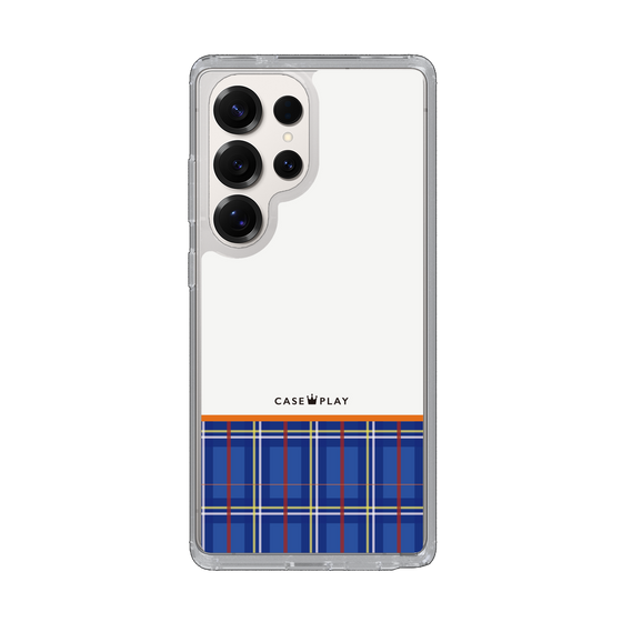 Slim Protection Case［ CASEPLAY Tartan Check - Blue ］