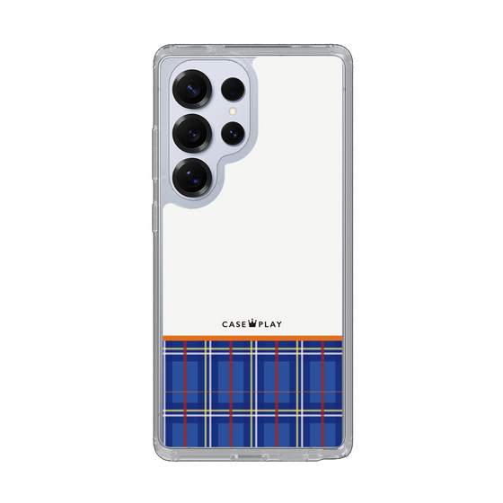 Slim Protection Case［ CASEPLAY Tartan Check - Blue ］