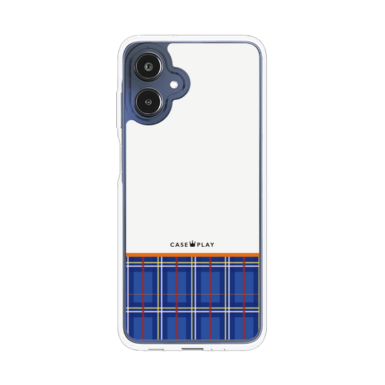 Slim Protection Case［ CASEPLAY Tartan Check - Blue ］