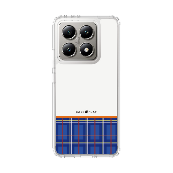 Slim Protection Case［ CASEPLAY Tartan Check - Blue ］