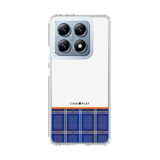 Slim Protection Case［ CASEPLAY Tartan Check - Blue ］