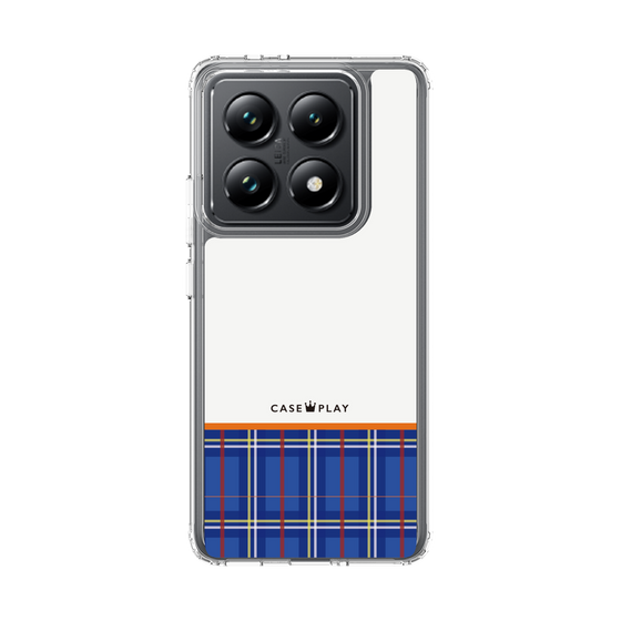 Slim Protection Case［ CASEPLAY Tartan Check - Blue ］