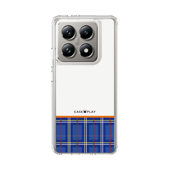 Slim Protection Case［ CASEPLAY Tartan Check - Blue ］