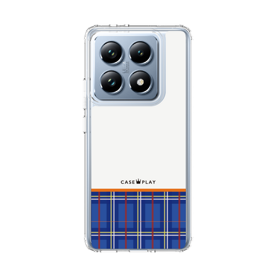 Slim Protection Case［ CASEPLAY Tartan Check - Blue ］