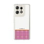 Slim Protection Case［ CASEPLAY Tartan Check - Pink ］