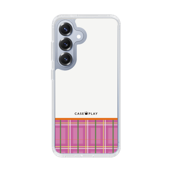 Slim Protection Case［ CASEPLAY Tartan Check - Pink ］