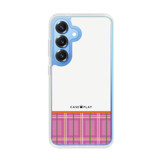 Slim Protection Case［ CASEPLAY Tartan Check - Pink ］