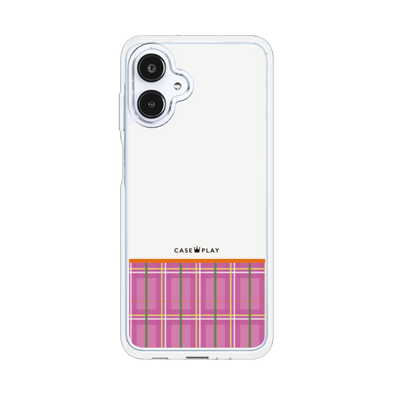 Slim Protection Case［ CASEPLAY Tartan Check - Pink ］