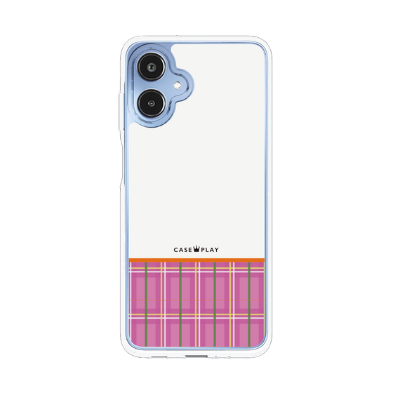 Slim Protection Case［ CASEPLAY Tartan Check - Pink ］