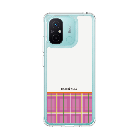 Slim Protection Case［ CASEPLAY Tartan Check - Pink ］