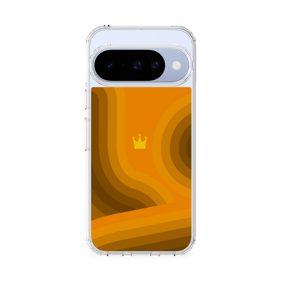 Slim Protection Case［ CASEPLAY Winding Pattern - Orange ］