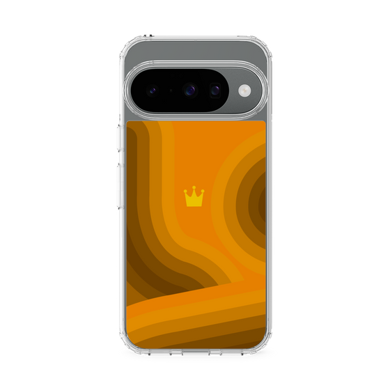 Slim Protection Case［ CASEPLAY Winding Pattern - Orange ］