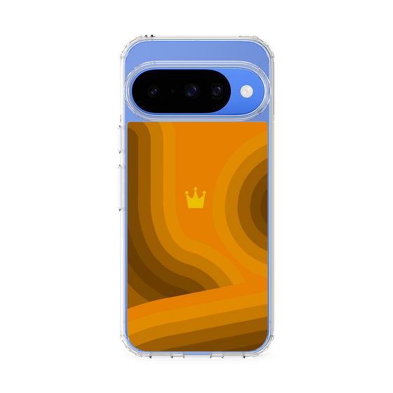 Slim Protection Case［ CASEPLAY Winding Pattern - Orange ］