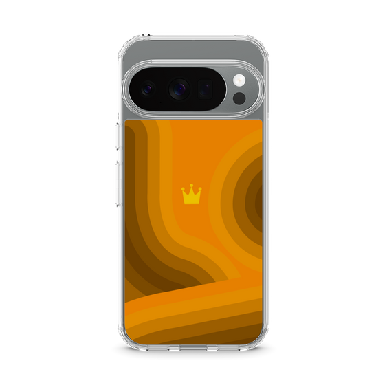 Slim Protection Case［ CASEPLAY Winding Pattern - Orange ］