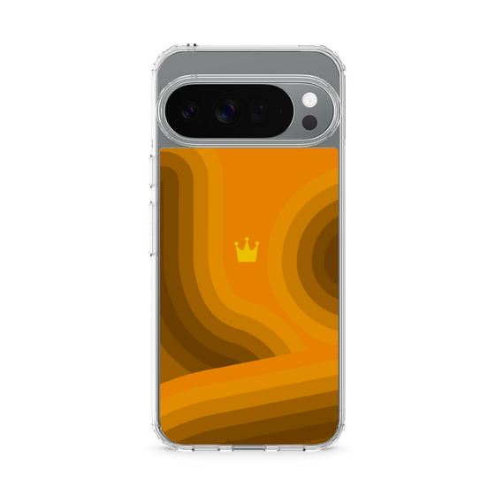Slim Protection Case［ CASEPLAY Winding Pattern - Orange ］