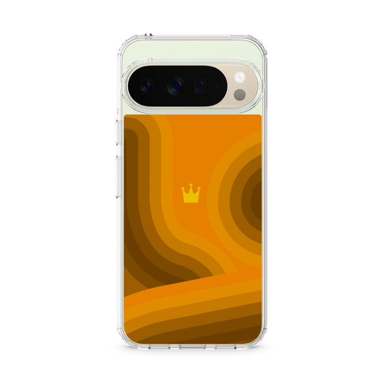 Slim Protection Case［ CASEPLAY Winding Pattern - Orange ］