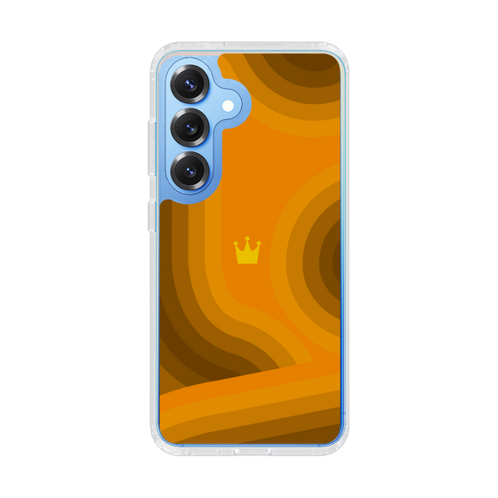 Slim Protection Case［ CASEPLAY Winding Pattern - Orange ］