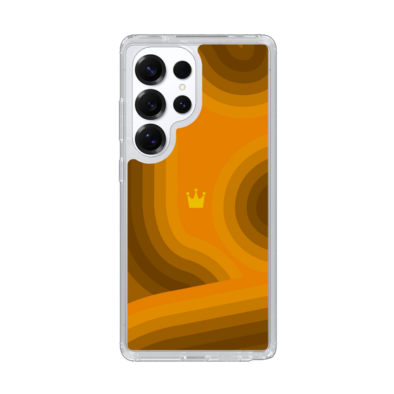 Slim Protection Case［ CASEPLAY Winding Pattern - Orange ］