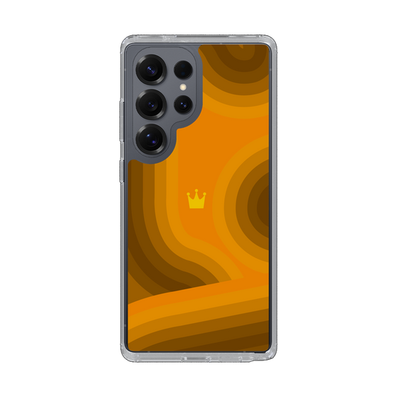 Slim Protection Case［ CASEPLAY Winding Pattern - Orange ］