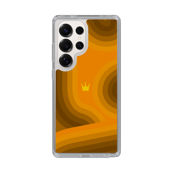 Slim Protection Case［ CASEPLAY Winding Pattern - Orange ］
