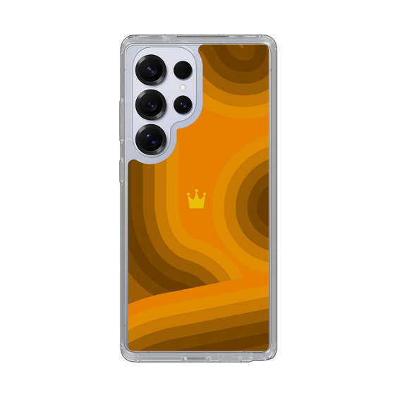 Slim Protection Case［ CASEPLAY Winding Pattern - Orange ］