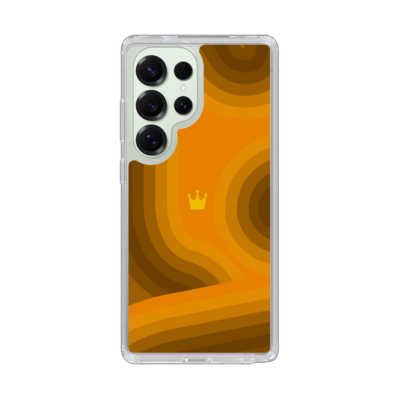 Slim Protection Case［ CASEPLAY Winding Pattern - Orange ］