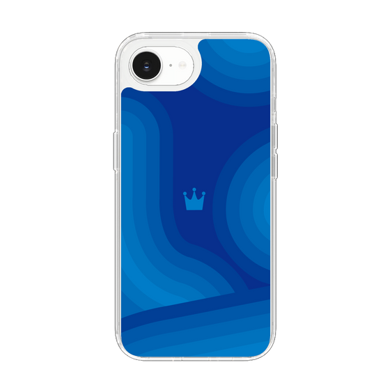 Slim Protection Case［ CASEPLAY Winding Pattern - Blue ］