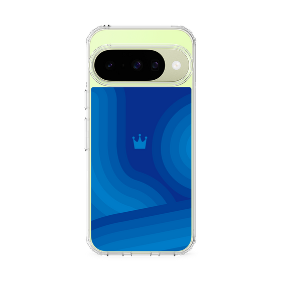 Slim Protection Case［ CASEPLAY Winding Pattern - Blue ］