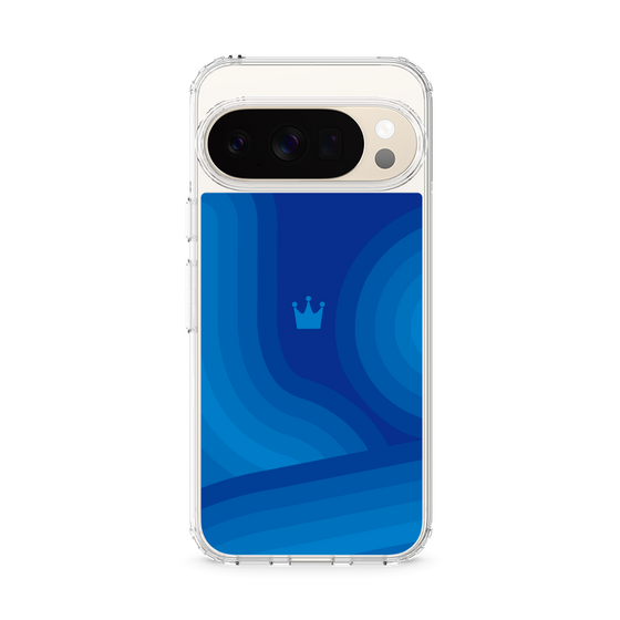 Slim Protection Case［ CASEPLAY Winding Pattern - Blue ］