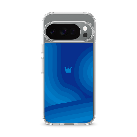 Slim Protection Case［ CASEPLAY Winding Pattern - Blue ］