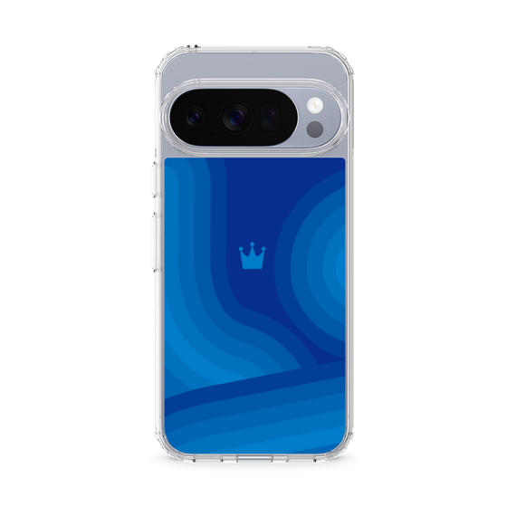 Slim Protection Case［ CASEPLAY Winding Pattern - Blue ］